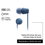 Auriculares In ear SONY Bluetooth inalámbricos - WI-C100 Azul