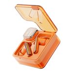 Auriculares In-Ear QCY MeloBuds Neo Naranja con Bluetooth 5.3, 24h de Batería y Sonido Envolvente