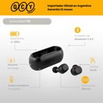 Auriculares In-Ear QCY T1C Negro con Bluetooth 5.0, 20h de Batería y Sonido Estéreo Envolvente