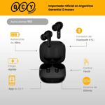 Auriculares In-Ear QCY T13 Negro True Wireless con Bluetooth 5.3, 30h de Batería y ENC