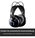 Auriculares De Estudio Akg K271 Mkii Cerrados