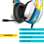 Auricular Gamer con led Level Up Perseo para PS5, PC, Xbox