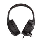 Auriculares Cronus Gamer con iluminación RGB y micrófono Redragon color negro
