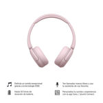 Auriculares Bluetooth Inalámbricos SONY WH-CH520 Rosa