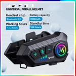 Auriculares Bluetooth Y10 para casco, impermeables y batería larga Y10 Hard MIC