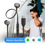 Auricular JBL T310 C Black