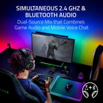 Auriculares inalámbricos para juegos Razer Kraken V4 Pro con control OLED 