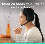 Auriculares Inalambricos Logitech Zone 300 Microfono Negro