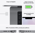 Apple MacBook Pro 14" M1 Pro 1 TB 16 GB Silver Español