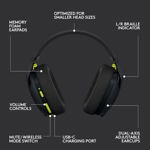 Auriculares inalámbricos para juegos Logitech G435, negros