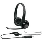 Auricular Logitech H390 USB Negro 981-000912