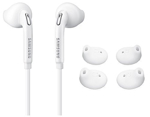 Auriculares con conector de 3,5 mm para Samsung Galaxy S6, color blanco