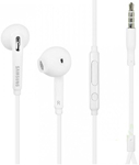 Auriculares con conector de 3,5 mm para Samsung Galaxy S6, color blanco