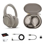 Auriculares Sony WH-1000XM4 inalámbricos con cancelación de ruido plateados