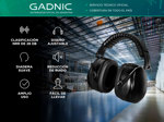 Protectores Auditivos Gadnic Protección de Oídos 28 dB