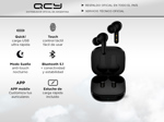 Auriculares Bluetooth QCY T13 Manos Libres Inalambrico Negro