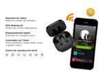 Auriculares Bluetooth QCY T13 Manos Libres Inalambrico Negro