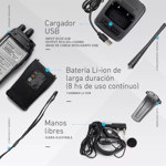 Handy Baofeng Radio Walkie Talkie Bf-888s Uhf 3-5km 16ch