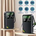 Radio Portátil AM/FM/SW Xiaomi con Altavoz Integrado golden