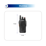 Kit x10 Radios Movil Handy Baofeng BF-888S Antena VHF UHF 16 Canales