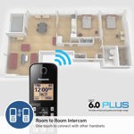 Teléfono inalámbrico Panasonic KX-TGC350B con bloqueo de llamadas - 1 teléfono