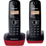 Teléfono Inalámbrico Panasonic KXTG-1612SPR Negro