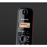 Teléfono Inalámbrico Panasonic KXTG-1612SPR Negro