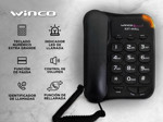 Teléfono Fijo Botones Números Grandes Winco KXT-444LL Blanco