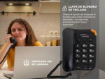 Teléfono Fijo Botones Números Grandes Winco KXT-444LL Blanco