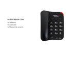 Teléfono Fijo Botones Números Grandes Winco KXT-444LL Blanco