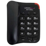 Teléfono Fijo Botones Números Grandes Winco KXT-444LL Negro