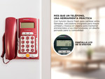 Teléfono Fijo con Identificador Winco W7070 Calculadora Manos Libres Bordo