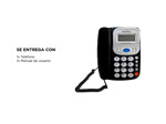 Teléfono Fijo con Identificador Winco W7070 Calculadora Manos Libres Bordo
