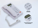 Teléfono Fijo Con Identificador de Llamadas Panatel LCD KXT-3600ID Negro
