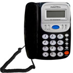 Teléfono Fijo con Identificador de Llamada Altavoz Panatel KX-TSC6080CID Negro