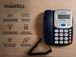 Teléfono Fijo con Identificador de Llamada Altavoz Panatel KX-TSC6080CID Negro