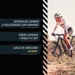 Bicicleta Mtb Overtech Q5 R29 Acero 21v Freno A Disco Azul Azul Blanco Tamaño Del Cuadro S