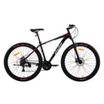 Bicicleta Overtech Armada Over Fortis Aluminio Color Negro Rojo Blanco Talle S Cuadro S