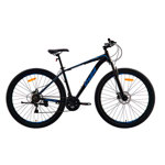 Bicicleta Overtech Armada Over Fortis Aluminio Color Negro Azul Talle XL Cuadro XL