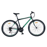 Bicicleta Overtech Armada Q3 Acero Color Negro Verde Talle M