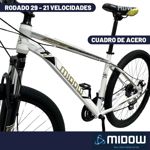 Bicicleta Mtb Todo Terreno Midow Rodado 29 21 Velocidades