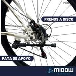 Bicicleta Mtb Todo Terreno Midow Rodado 29 21 Velocidades