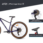 Bicicleta Mtb Overtech Peregrine GT R29 Aluminio 11 Velocidades, Color Crema/Plata S