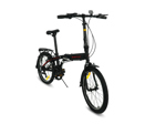 Bicicleta Plegable Rodado 20 7 Velocidades Negra Battle FF20BV071P