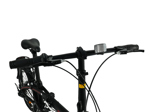 Bicicleta Plegable Rodado 20 7 Velocidades Negra Battle FF20BV071P