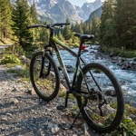 Bicicleta MTB BYNOX Highlands Acero R29 Talle L Negro-Verde HE-MBEL29-NV