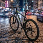 Bicicleta MTB BYNOX Highlands Acero R29 Talle L Negro-Verde HE-MBEL29-NV