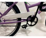 Bicicleta Futura Rodado 20 Violeta Con Canasto