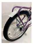 Bicicleta Futura Rodado 20 Violeta Con Canasto