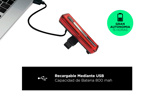 Luz Led para Bicicletas Recargable Gadnic 120 lúmenes